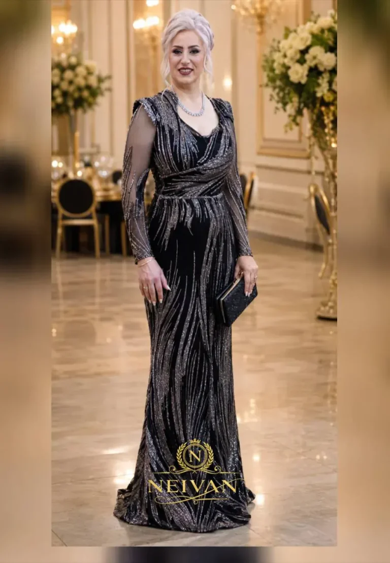 مدل لباس شب و مجلسی مشکی